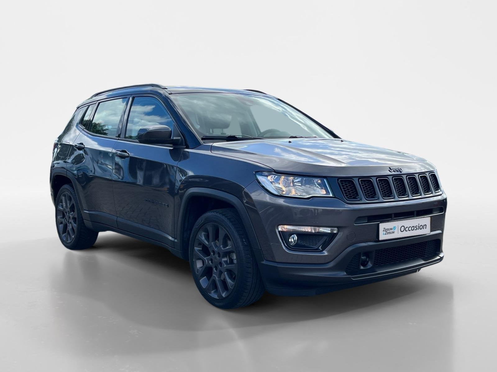 Jeep Compass 1.3T Night Eagle Liberty Edition | Trekhaak | P, Auto's, 12 maanden, 4 cilinders, Leder en Stof, 600 kg