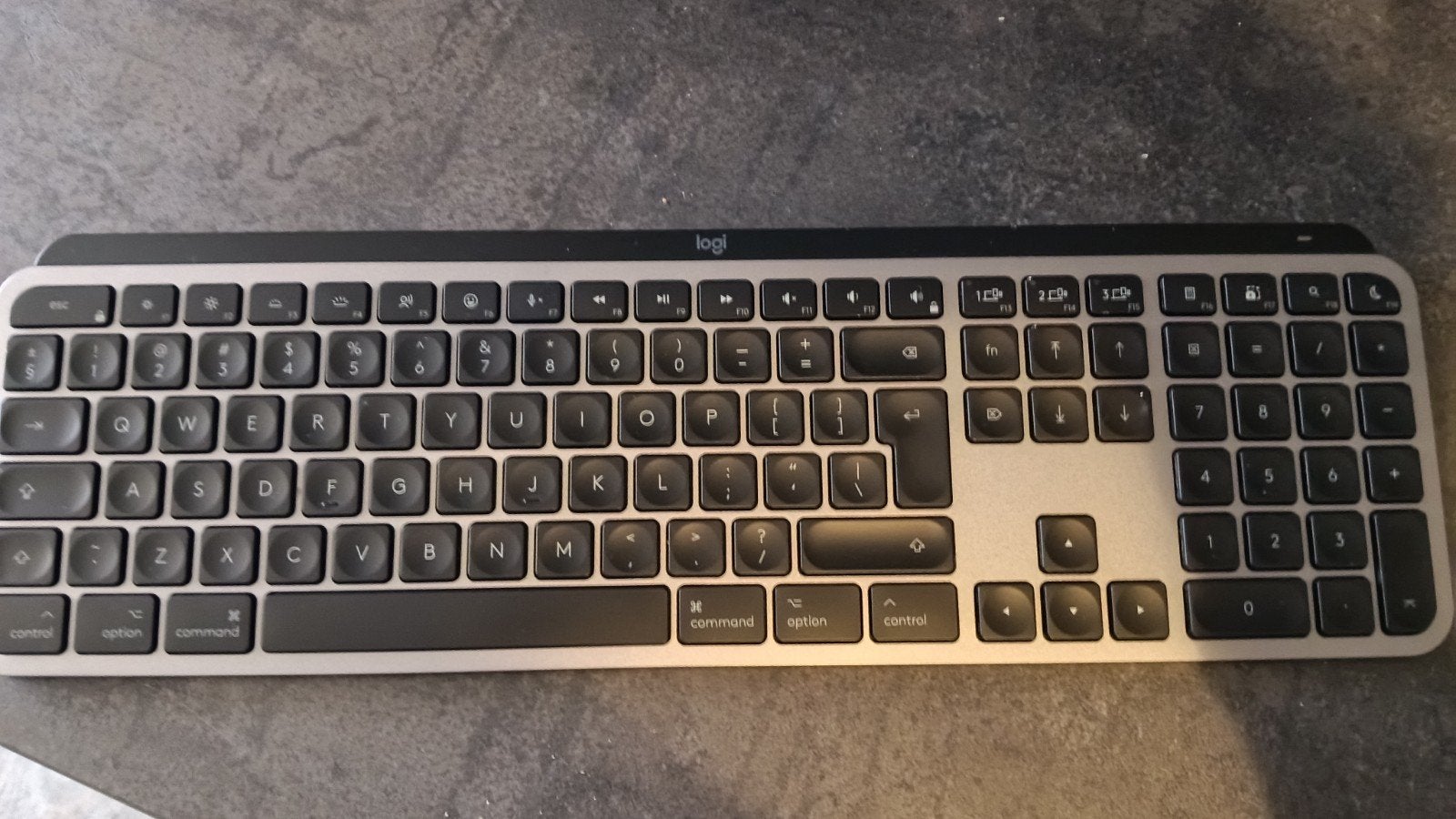 Bluetooth Logi MX Keys S Mac toetsenbord, Computers en Software, Ophalen of Verzenden, Zo goed als nieuw, Draadloos, Qwerty