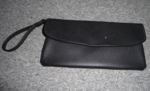 Mooie zwarte clutch, Ophalen of Verzenden, Zo goed als nieuw