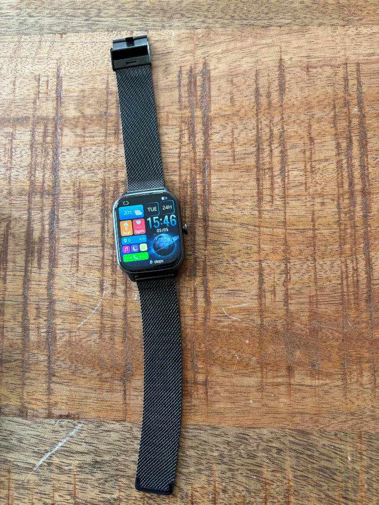 Samtech Smartwatch, Zwart, IOS, Zo goed als nieuw, Stappen
