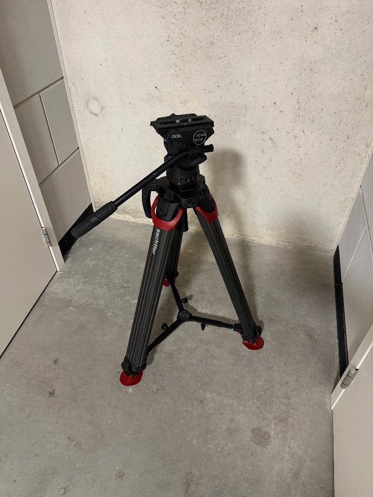 Uitstekend filmstatief - Sachtler Ace XL flowtech75 MS Mk II, Ophalen, Overige merken, Driepoot, Zo goed als nieuw