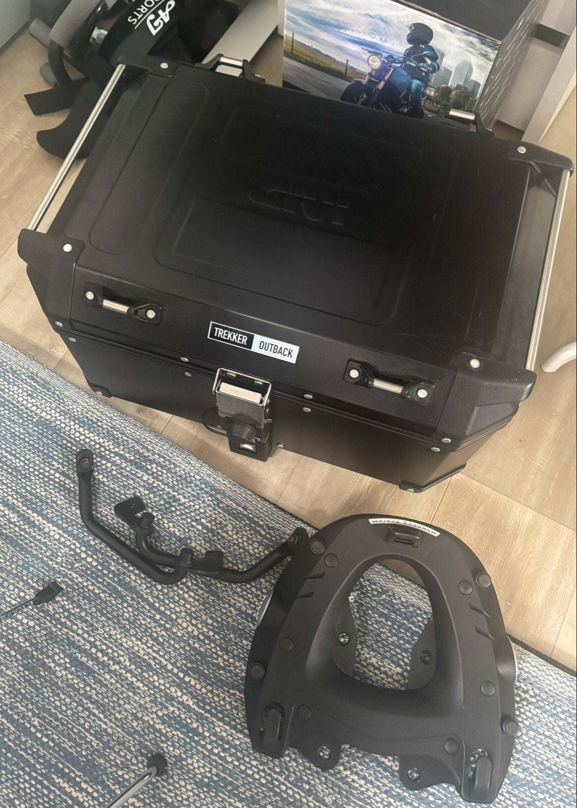 GIVI Trekker Outback Topkoffer met Monokey Systeem, Ophalen of Verzenden, Zo goed als nieuw