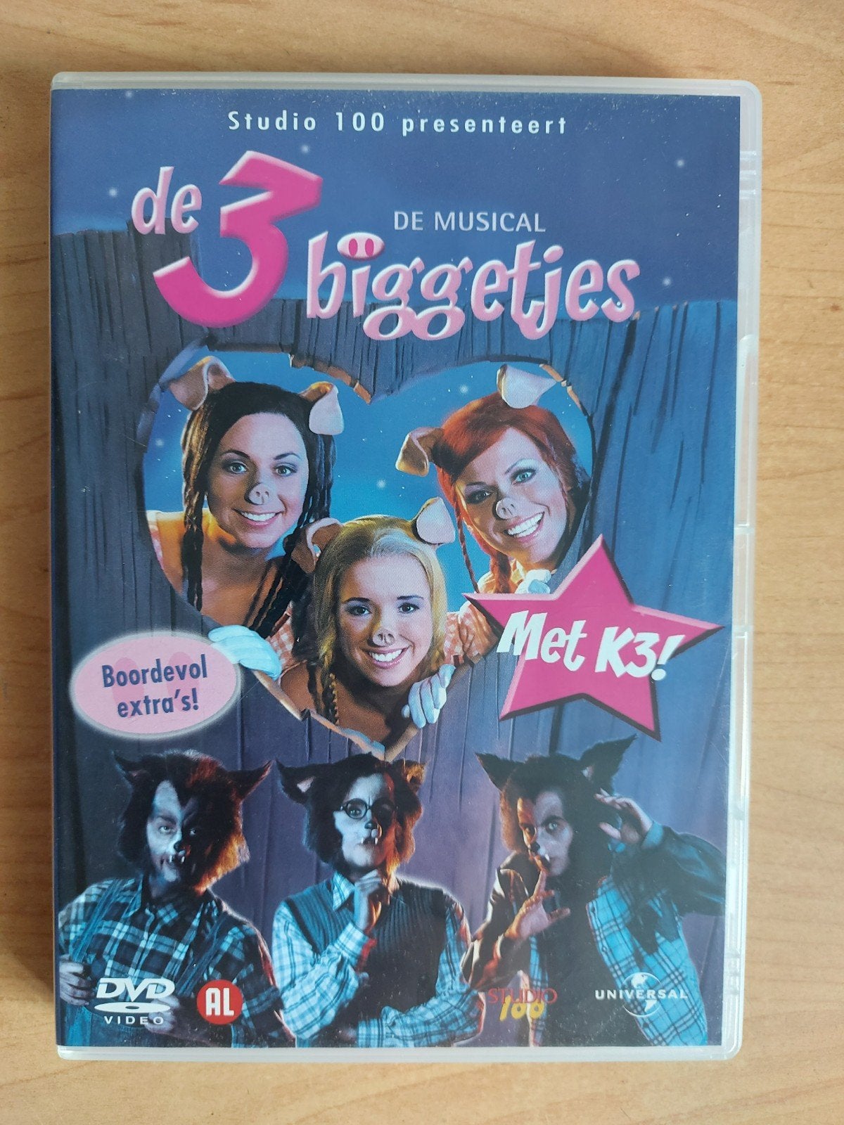 K3 en de Drie Biggetjes - de Musical Studio 100, Alle leeftijden, Ophalen of Verzenden, Zo goed als nieuw