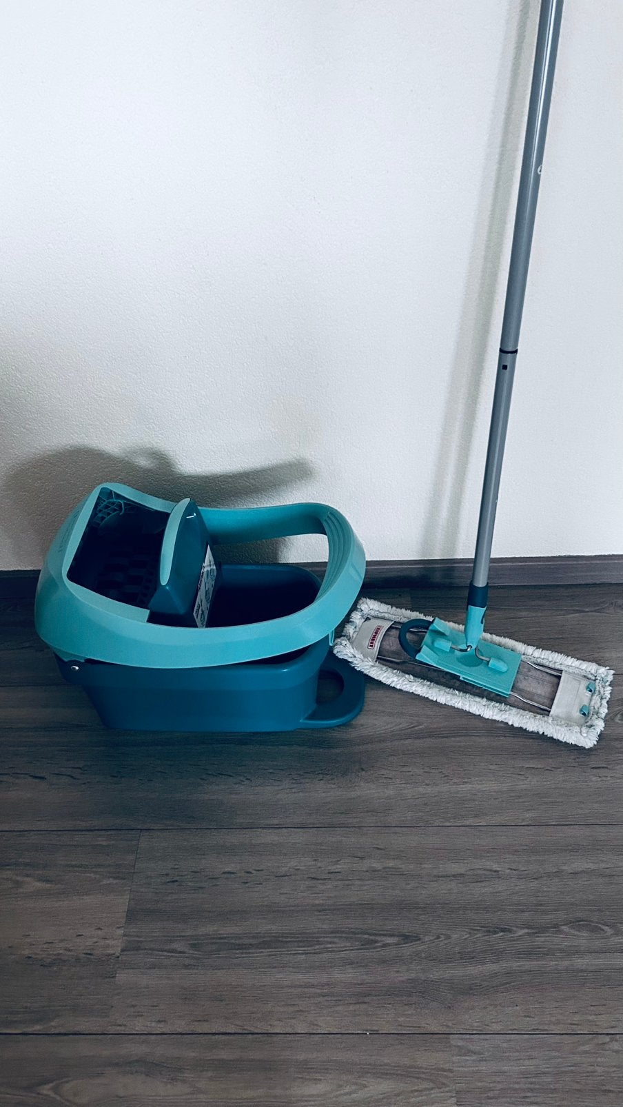 Leifheit Profi vloerwisser met voetpedaal en wringsysteem, Ophalen, Dweilemmer, -bak, of -wagen