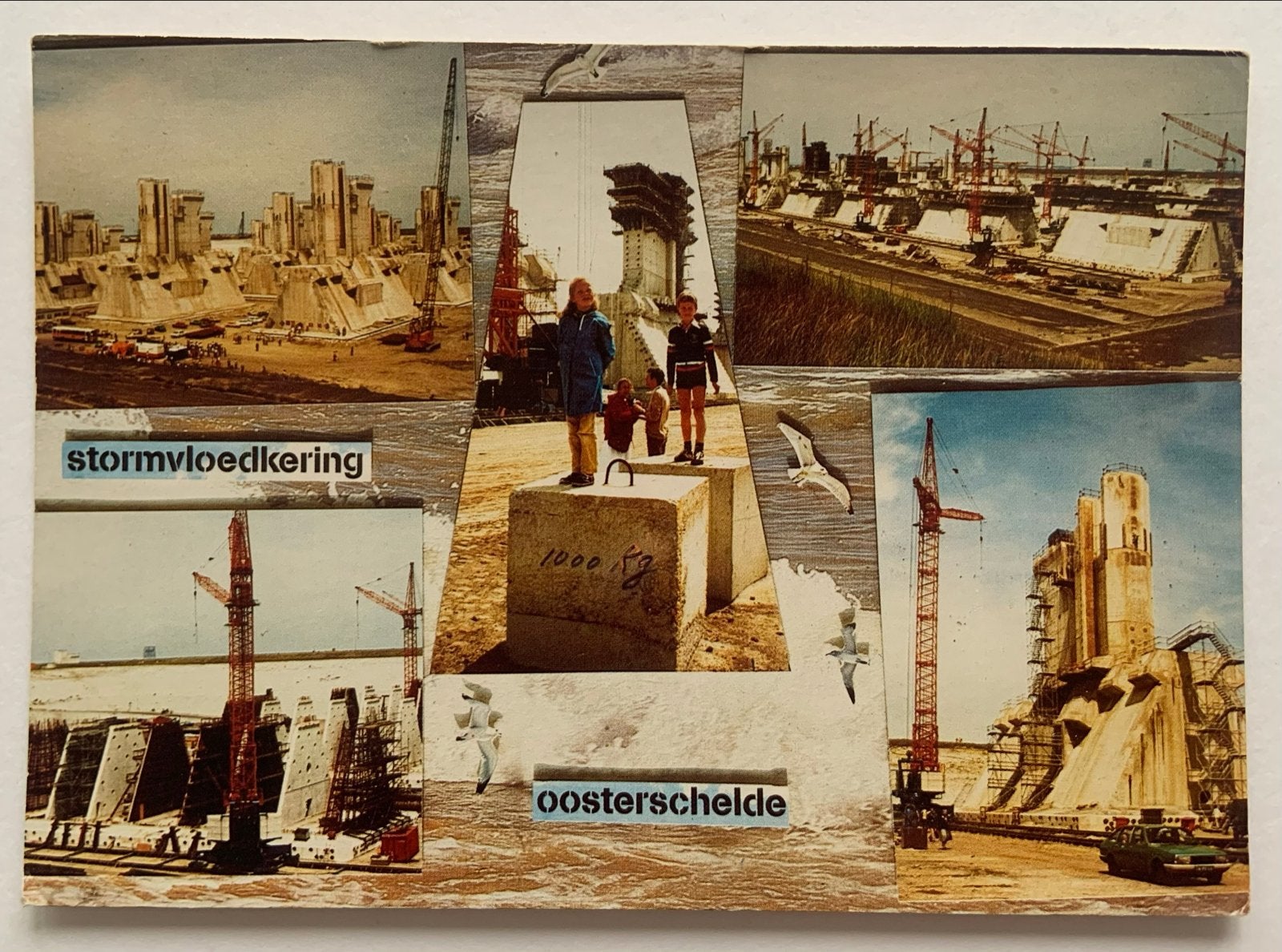 Oosterscheldekering Neeltje Jans, Ophalen of Verzenden, 1960 tot 1980, Gelopen, Zeeland