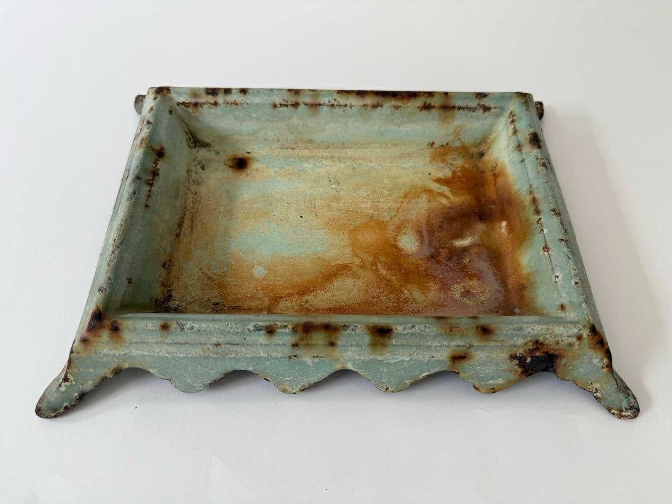 Antieke gietijzeren kwispedoor - Authentiek en decoratief, Antiek en Kunst, Verzenden
