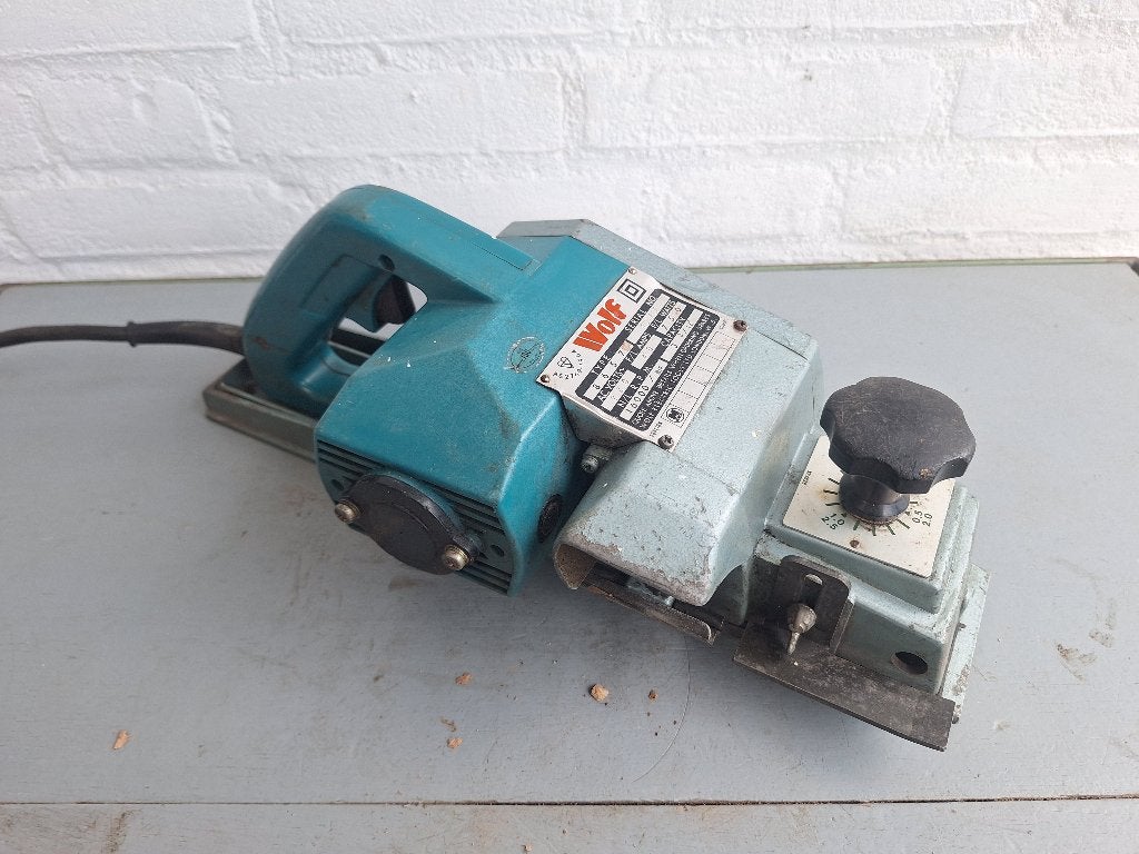 Wolf/Makita 8657 schaafmachine, Doe-het-zelf en Verbouw, Ophalen of Verzenden, Gebruikt