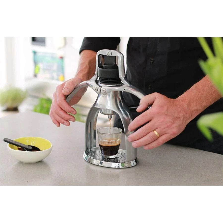 ROK Espresso Maker - Handmatige Espresso Machine, Espresso apparaat, Nieuw, Gemalen koffie, Ophalen of Verzenden