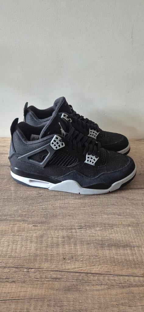 Nike Air Jordan 4 Retro SE Black Canvas, Kleding | Heren, Schoenen, Zwart, Nieuw, Ophalen of Verzenden, Nike Air Jordan