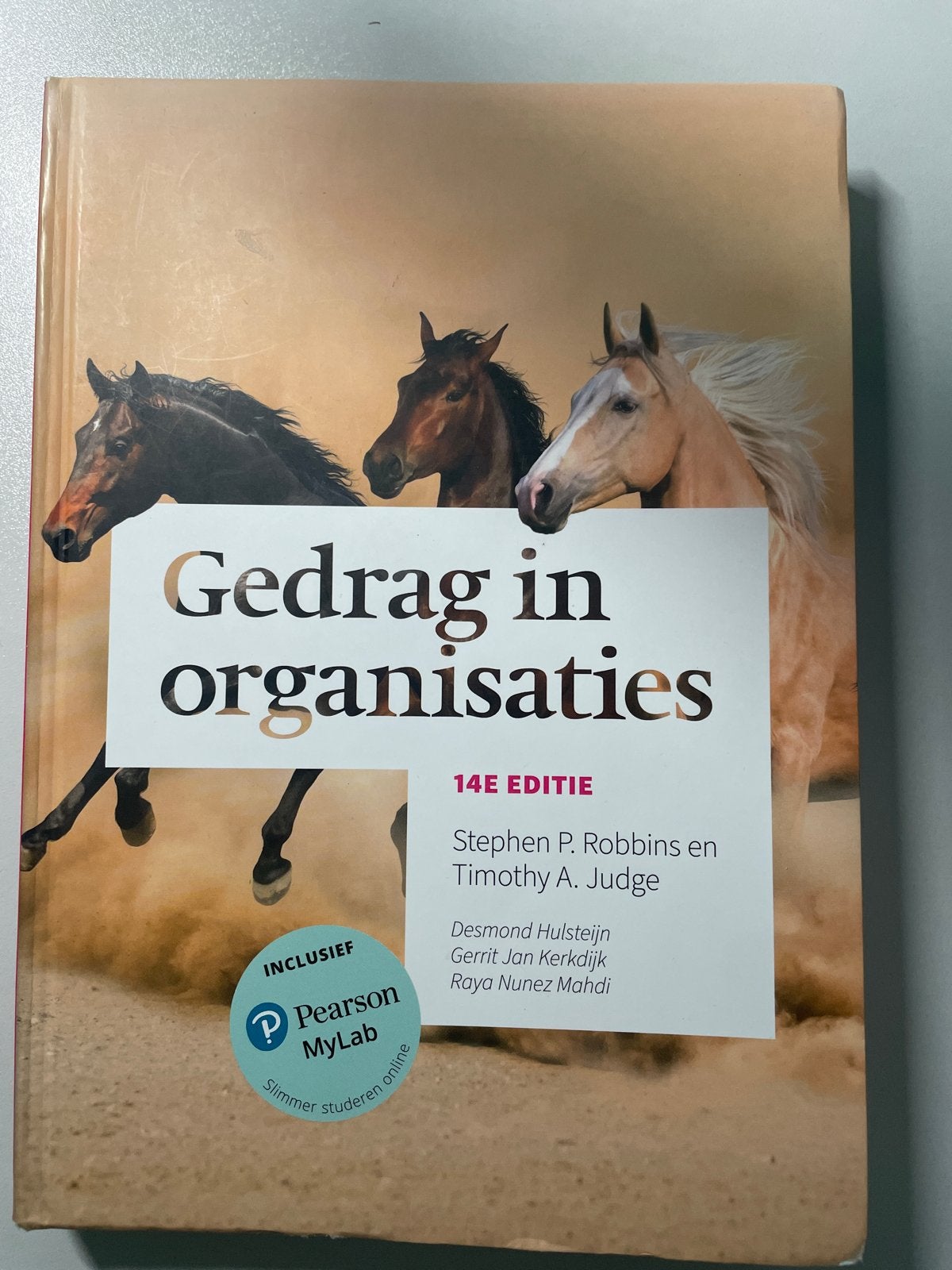 Gedrag in organisaties 14e editie - Inclusief MyLab, Ophalen of Verzenden, Gamma, Zo goed als nieuw, HBO