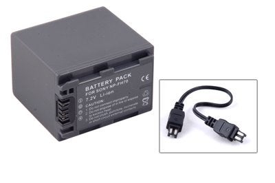 Camera accu NP-FH70 Sony met kabeltje, Nieuw