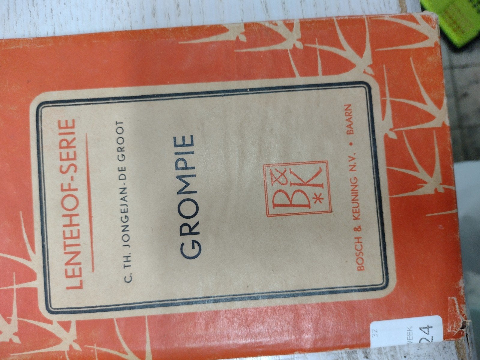 Grompie - Lentehof-Serie door C. Th. Jongejan de Groot, Ophalen of Verzenden, Gelezen, C. Th. Jongejan de Groot, Fictie algemeen