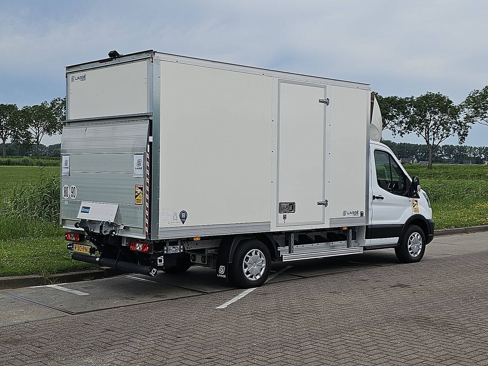 FORD E-TRANSIT bakwagen laadklep!, Automaat, Gebruikt, Wit, Ford