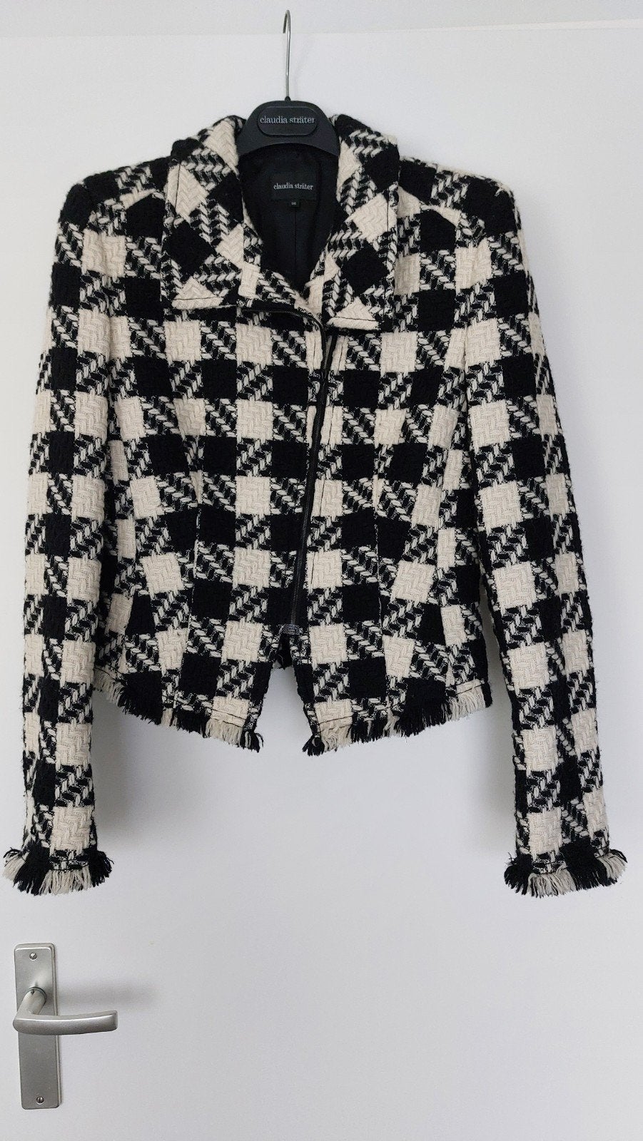 Claudia Sträter stijlvol kort jasje, Kleding | Dames, Ophalen of Verzenden, Zo goed als nieuw, Maat 36 (S), Claudia Sträter