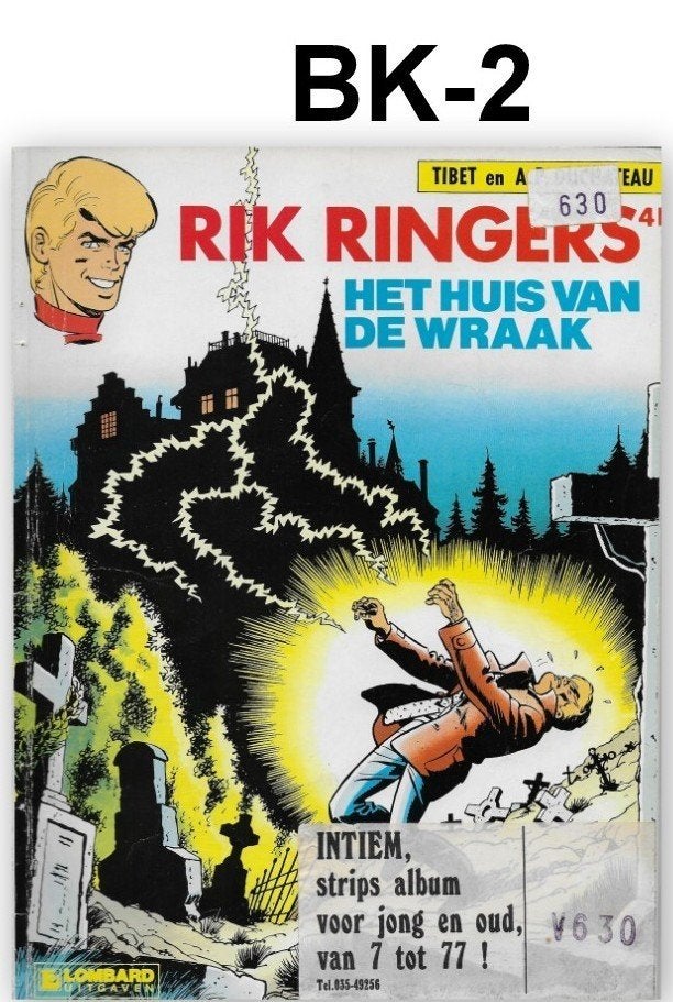 stripboek bk-2 Het huis van de wraak - Rik Ringers - Lombard, Eén stripboek, Ophalen of Verzenden, Zo goed als nieuw