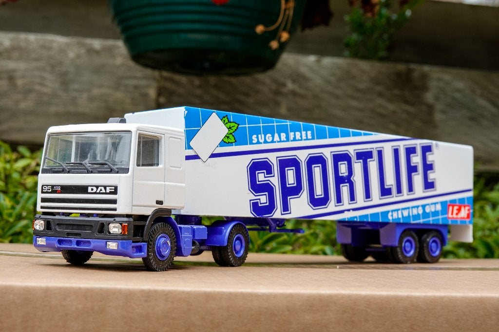 LION Toys DAF 95 Sportlife, Ophalen of Verzenden, Zo goed als nieuw, Bus of Vrachtwagen, Lion Toys
