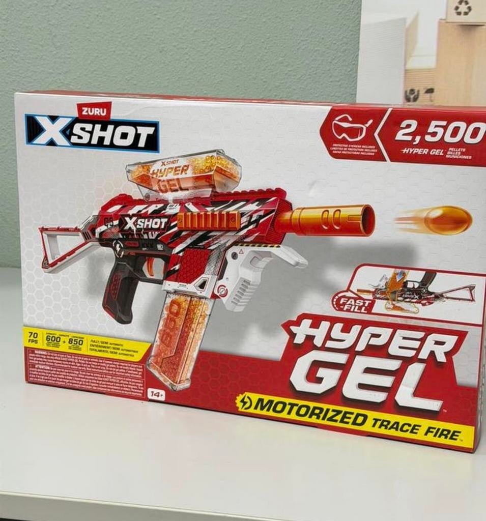 ZURU X-Shot Hyper Gel Trace Fire – Gemotoriseerd Gelblaster, Nieuw, Ophalen of Verzenden, H, H