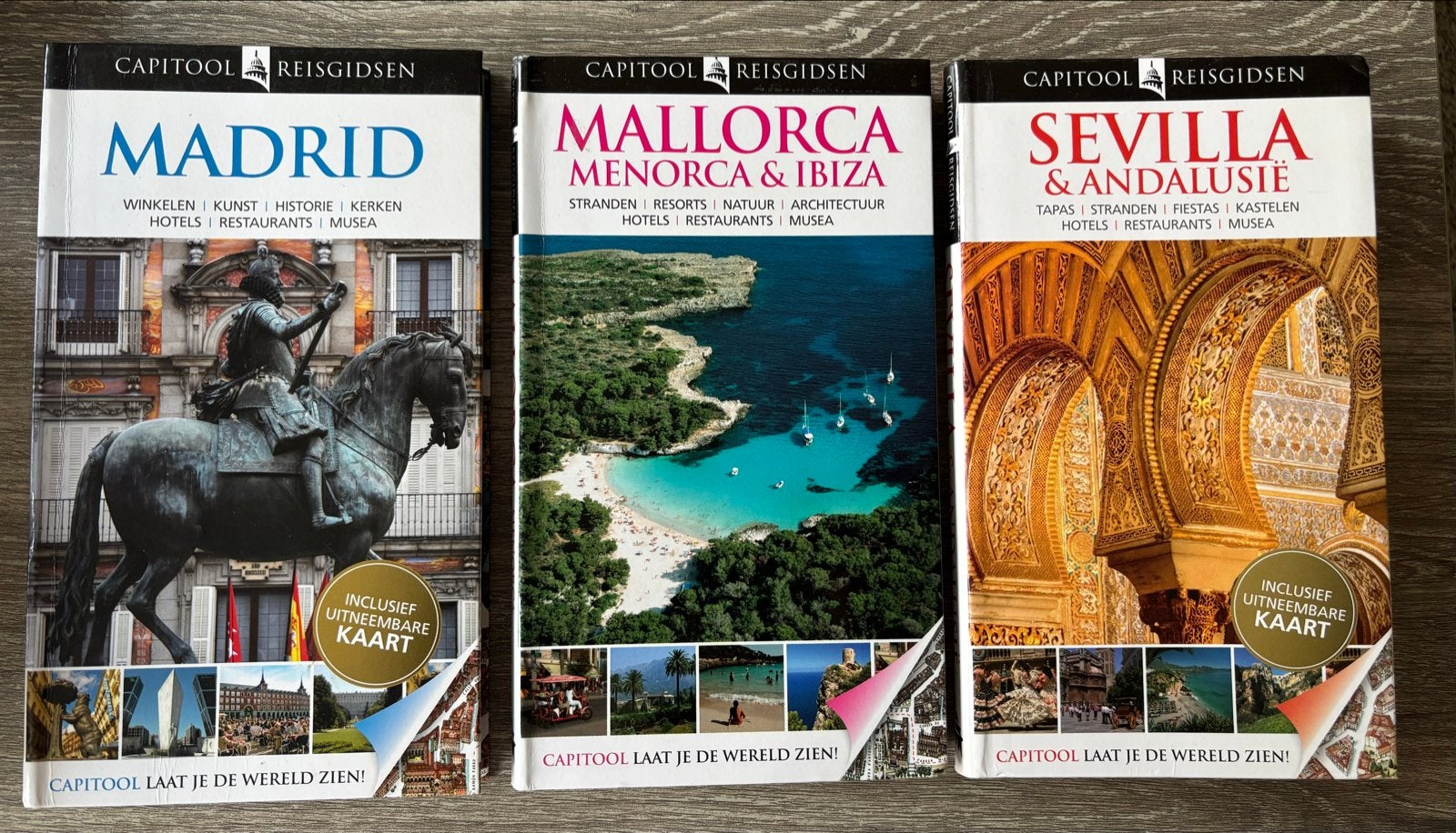 Capitool Reisgidsen: Madrid, Mallorca, Sevilla & Andalusië, Boeken, Capitool, Europa, Ophalen of Verzenden, Zo goed als nieuw