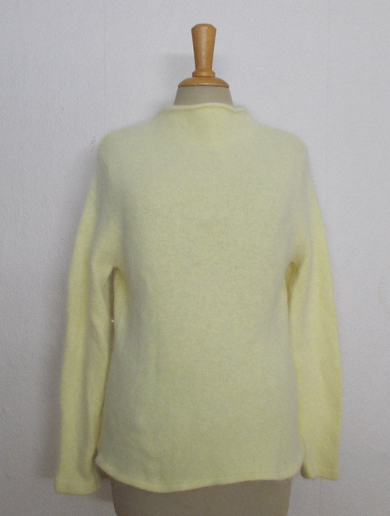 Bananasplit gele super zachte 100% angora wollen trui! M/L, Kleding | Dames, Verzenden, Zo goed als nieuw, Maat 38/40 (M), Overige kleuren