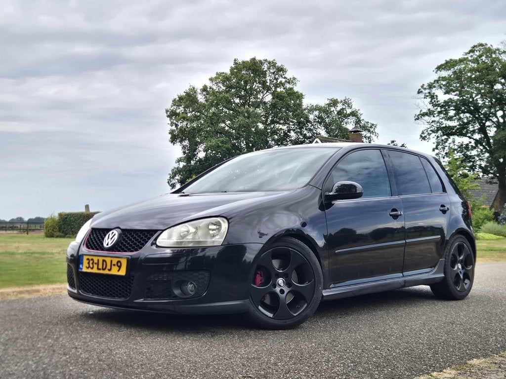 Volkswagen Golf 2.0 TFSI GTI Tekst Lezen aub! (bj 2005), Auto's, Gebruikt, 4 cilinders, 1984 cc, Zwart