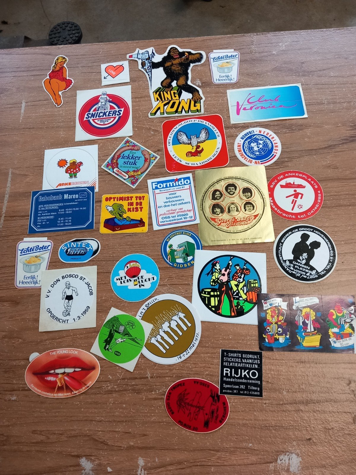 Stickers uit de oude doos diverse thema's ruim 500 stuks, Verzamelen, Ophalen of Verzenden, Zo goed als nieuw