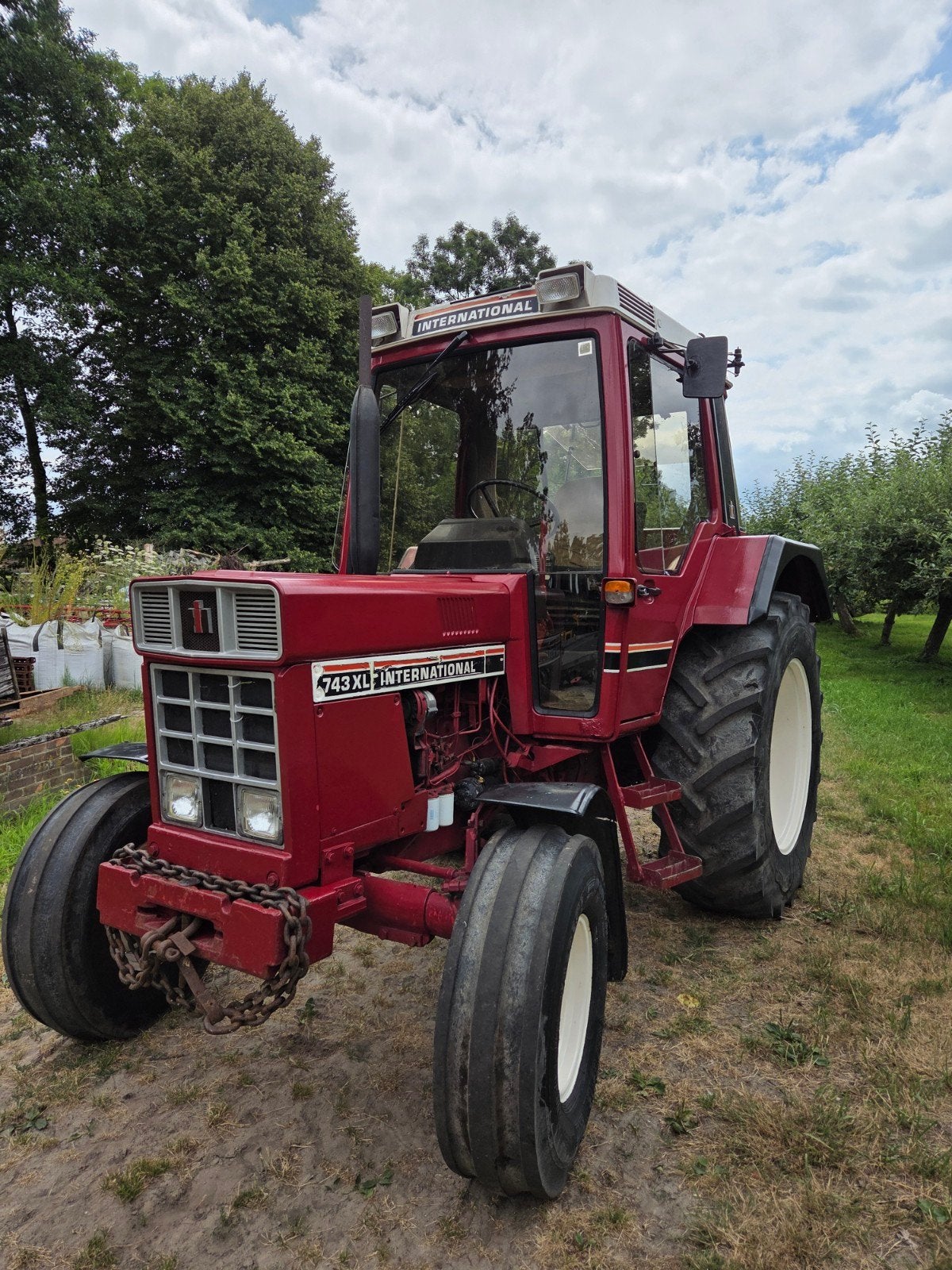 International 743 XL tractor met kenteken, Ophalen, Gebruikt, Tot 80 Pk, 5000 tot 7500