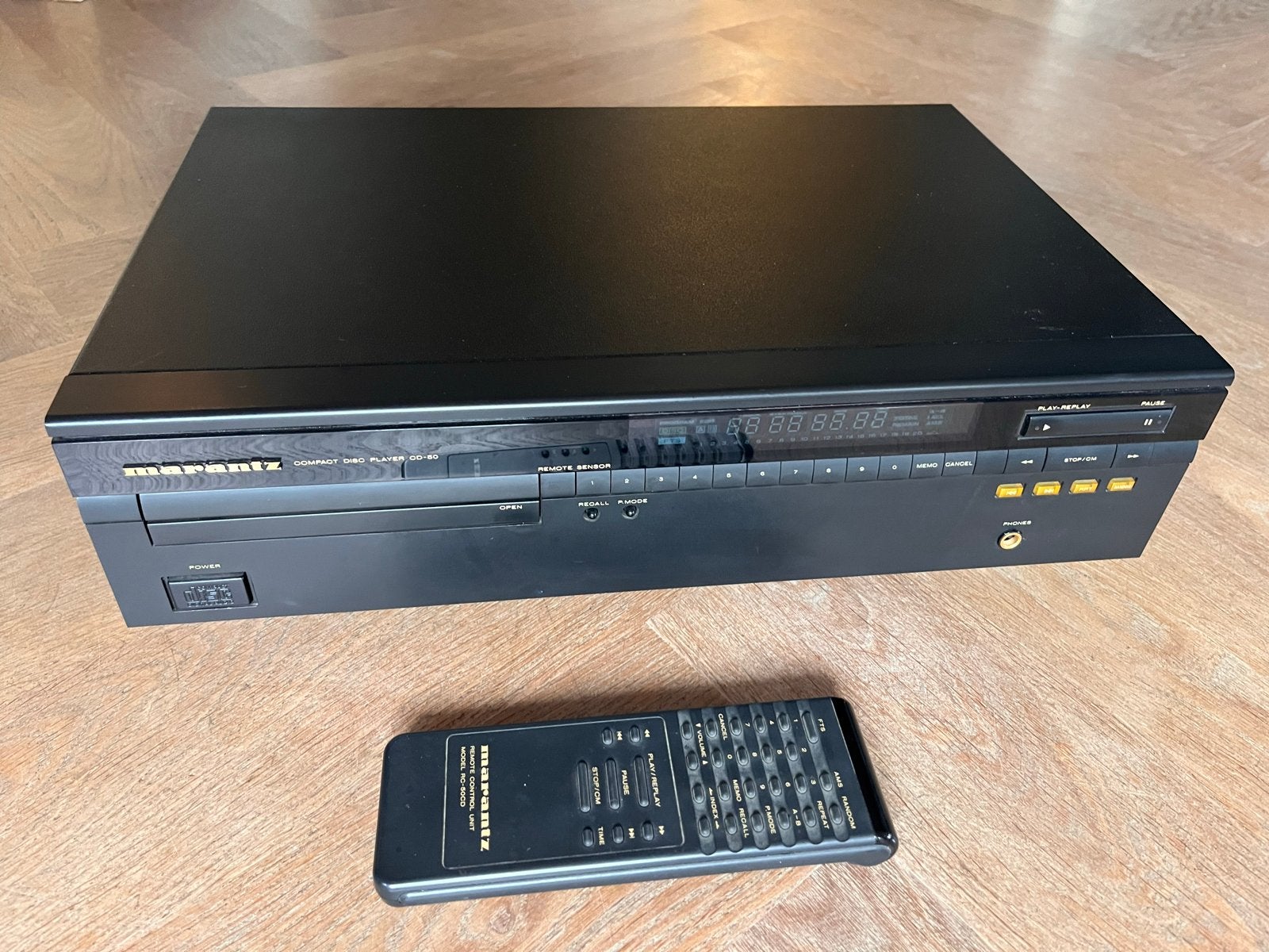 Marantz CD-50 TDA1541A - met Afstandsbediening, Audio, Tv en Foto, Cd-spelers, Ophalen, Gebruikt, Marantz