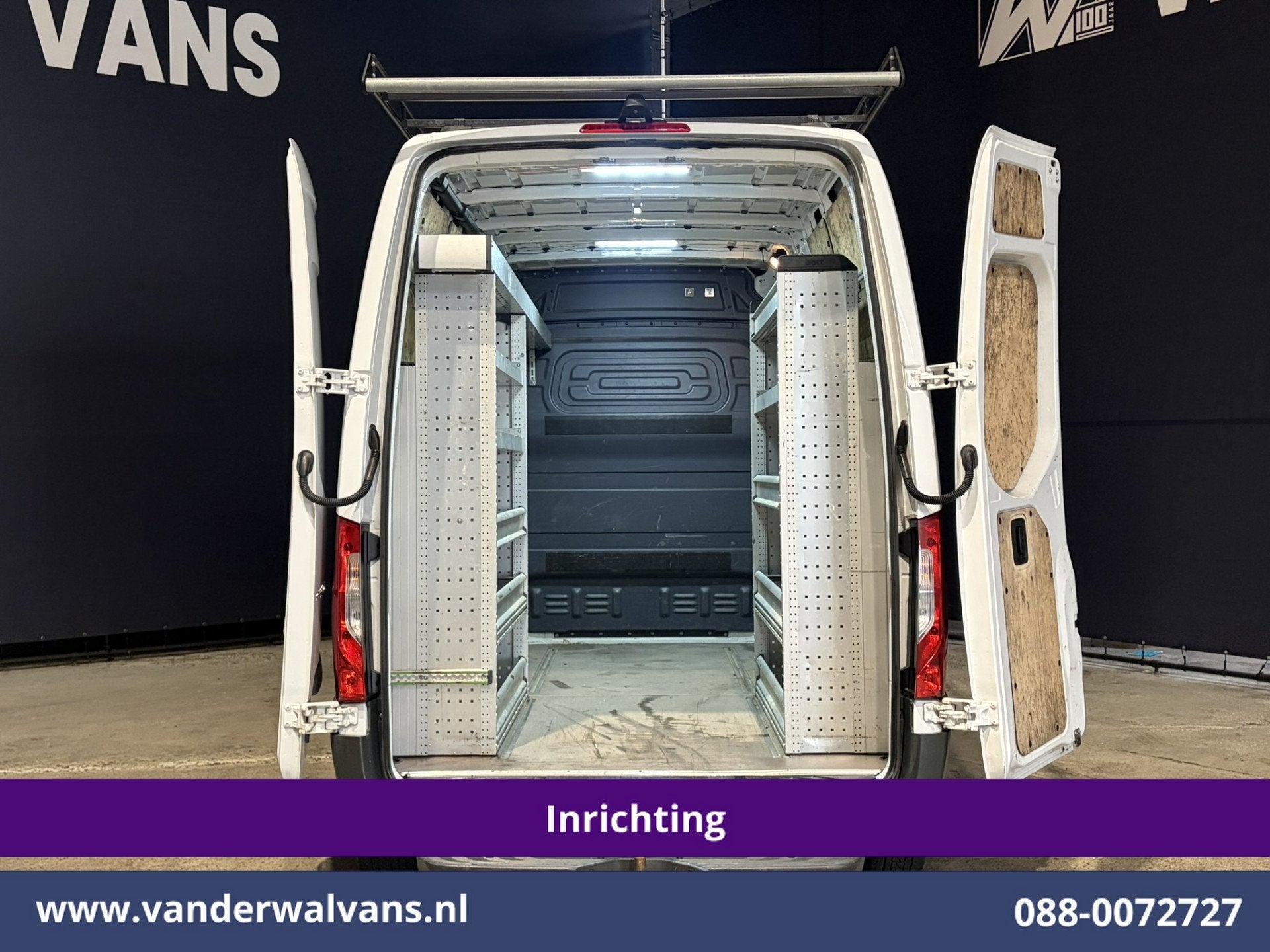 Mercedes-Benz Sprinter 314 CDI 143pk L2H2 Inrichting Euro6 A, Dealer onderhouden, 2000 kg, Wit, Mercedes-Benz