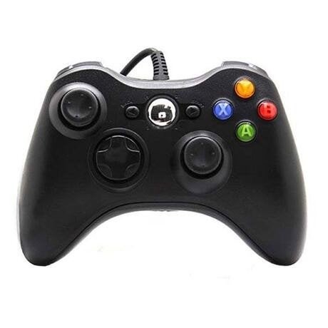 Zwarte bedrade Xbox 360/PC controller, Ophalen, Gebruikt, Met 1 controller