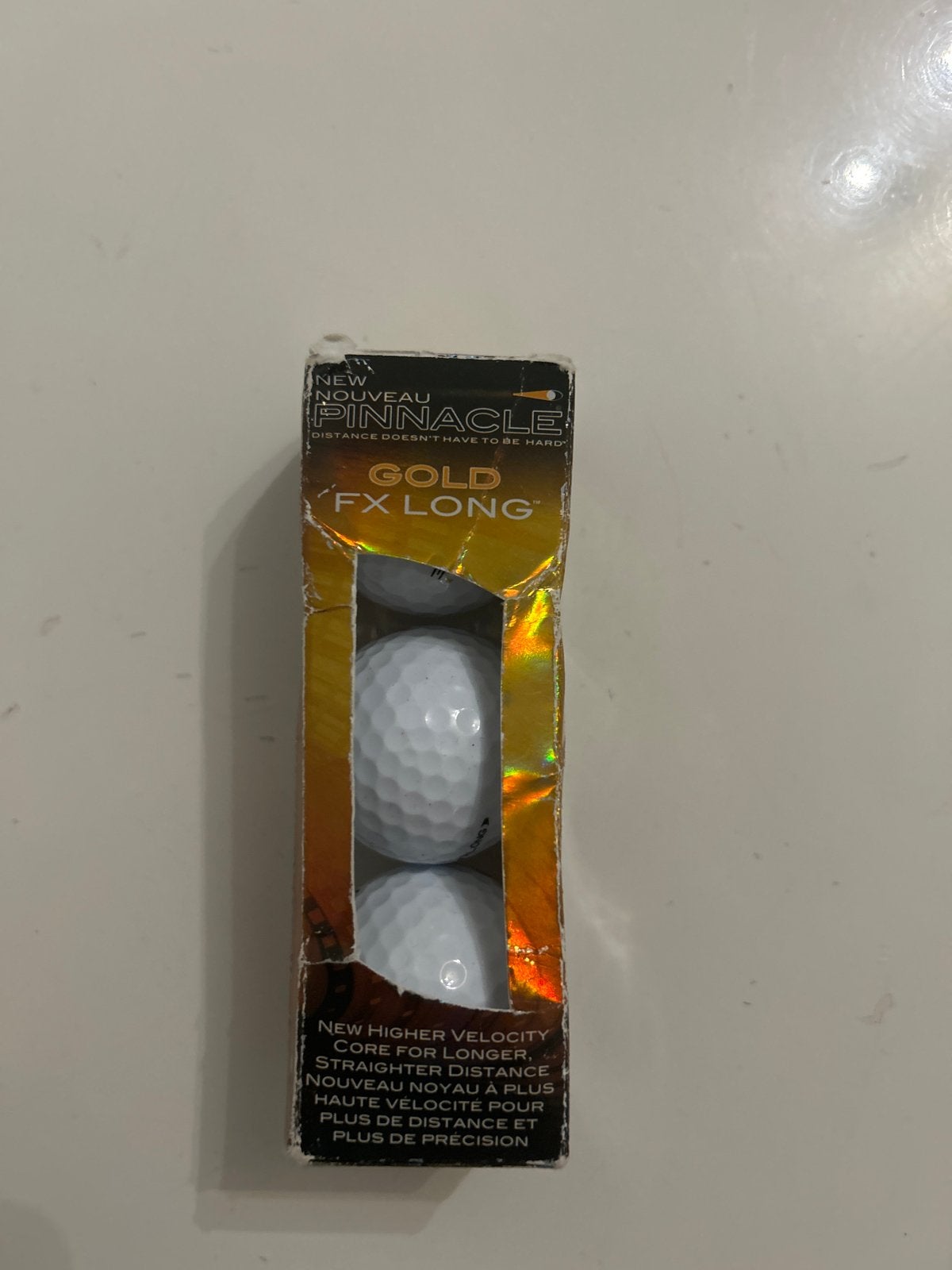 Pinnacle Gold FX Long Golfballen (3 stuks), Ophalen of Verzenden, Nieuw, Bal(len), Overige merken
