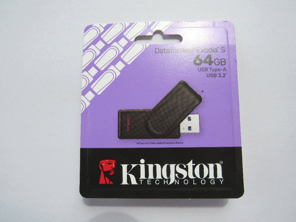 Kingston DataTraveler Exodia S USB 3.2 stick 64GB nieuw, Computers en Software, Kingston, Nieuw, Ophalen of Verzenden, Customerservice@kingston.eu