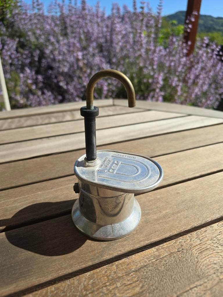 Vintage Bialetti Mini Express espressomaker voor één kopje, Antiek en Kunst, Antiek | Keukenbenodigdheden, Ophalen of Verzenden