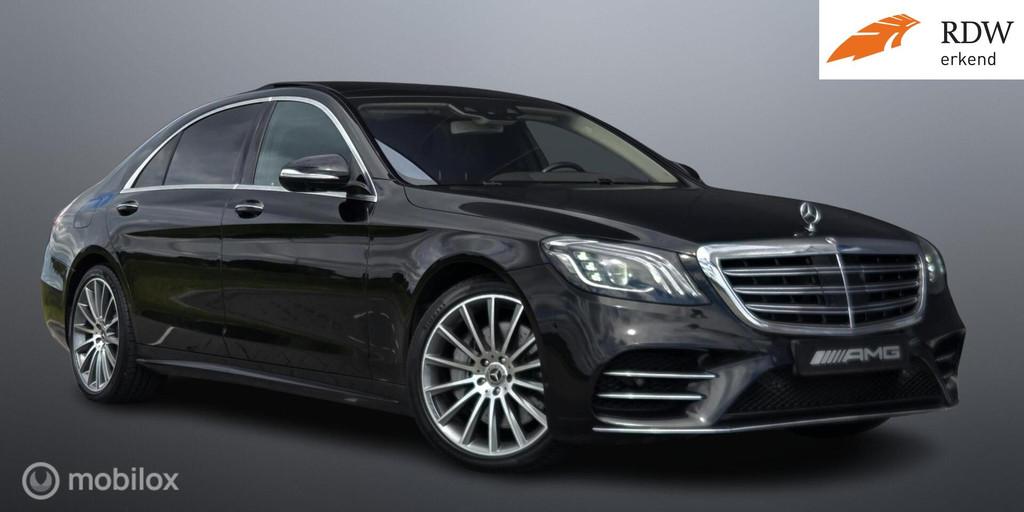 Mercedes S-klasse 400 Lang 4Matic AMG Designo NAP Vol Opties, Auto's, Mercedes-Benz, Automaat, Gebruikt, Bedrijf, Diesel
