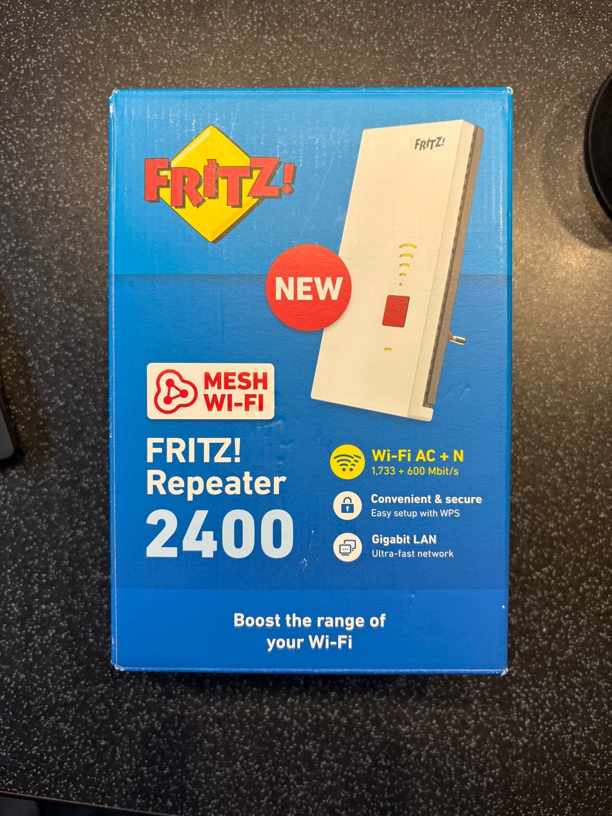 FRITZ! Repeater 2400 - Mesh Wi-Fi, Computers en Software, Ophalen of Verzenden, Zo goed als nieuw