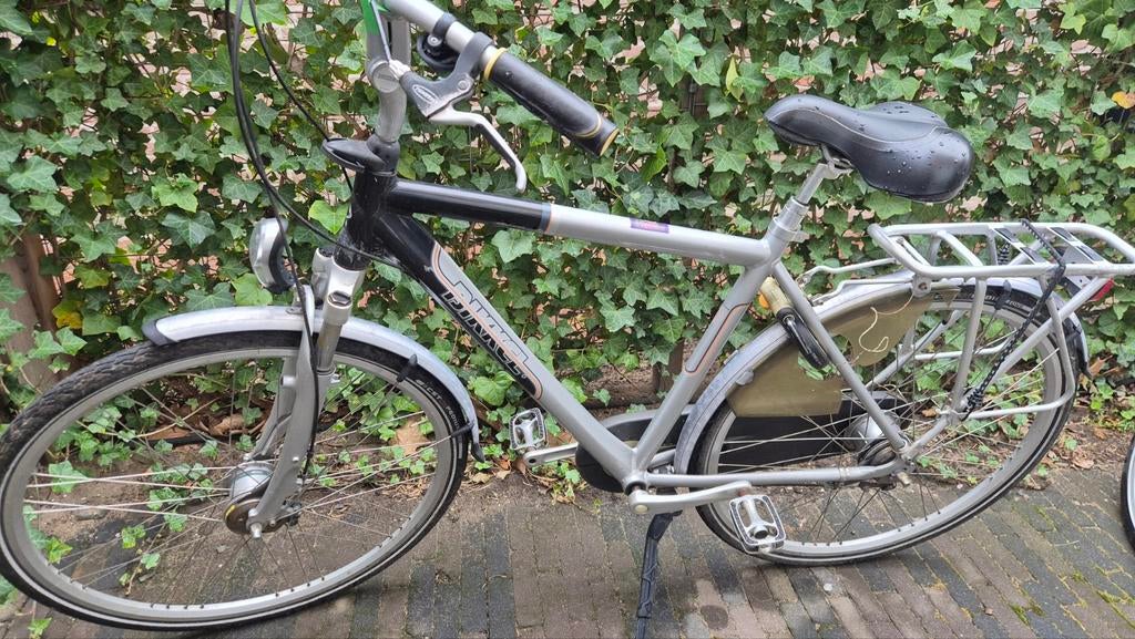 Bikkelfiets jongensfiets, Ophalen of Verzenden, Gebruikt, 26 inch of meer, Handrem