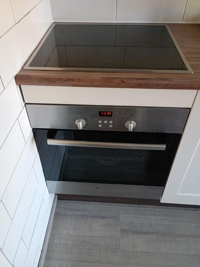 Bosch Inductie Kookplaat met Oven - Werkend, Ophalen, Gebruikt, Oven, Bosch