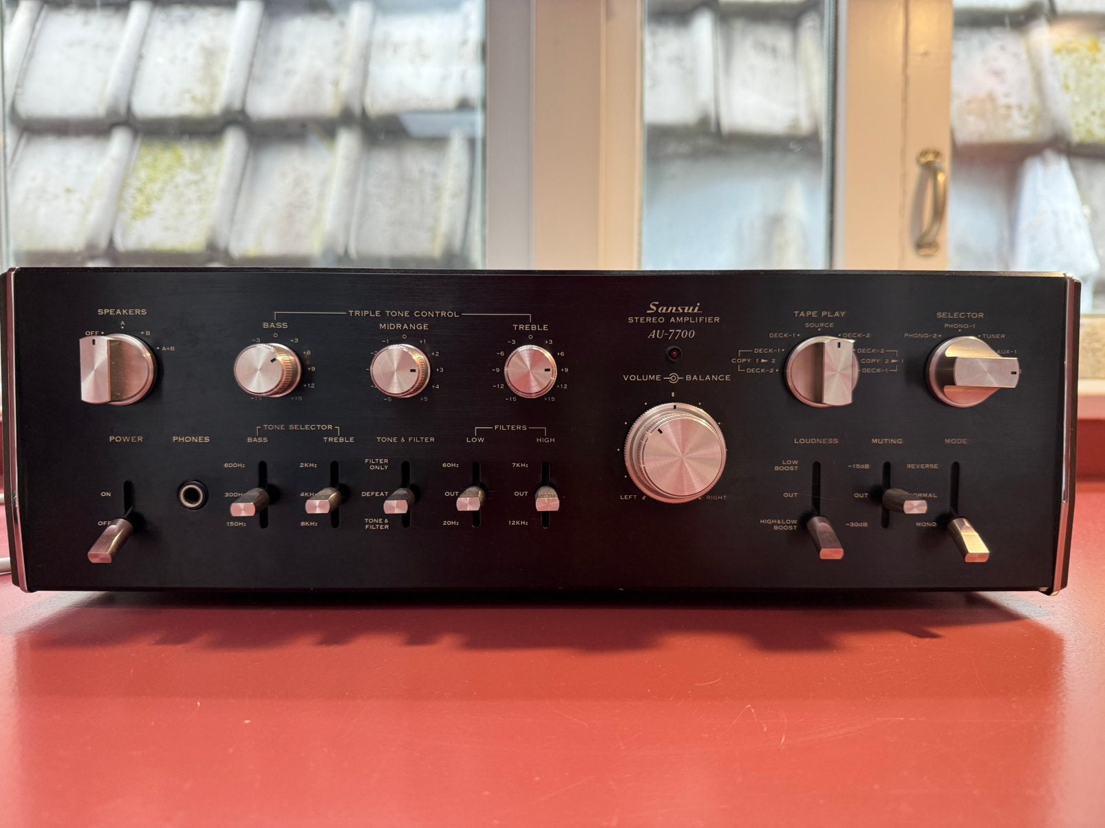 Sansui AU 7700 in uitstekende staat, Ophalen of Verzenden, Zo goed als nieuw, Minder dan 60 watt, Overige merken