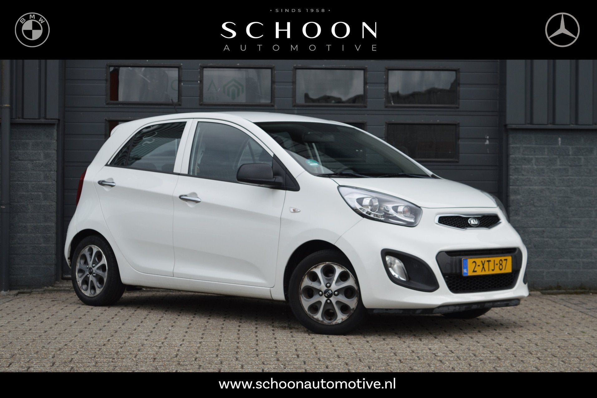 Kia Picanto 1.0 CVVT BusinessLine (bj 2015), Voorwielaandrijving, Euro 5, Stof, Gebruikt