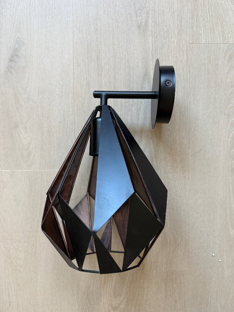 EGLO Carlton 4 wandlamp, Zo goed als nieuw, Metaal, Modern, E27 (groot)
