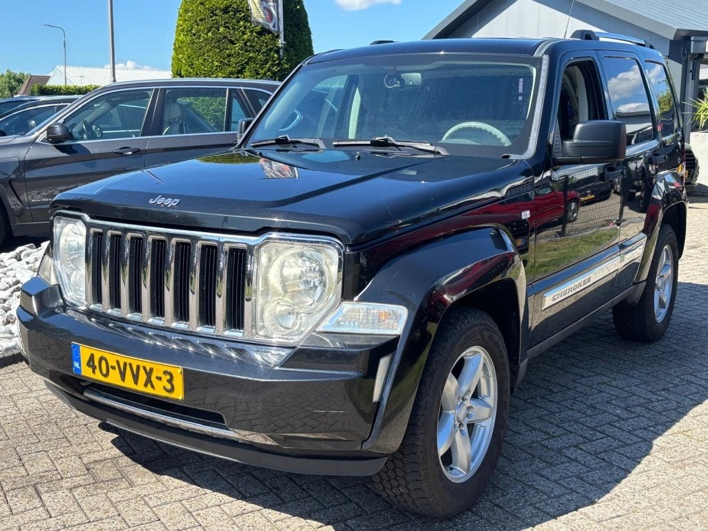 Jeep Cherokee 2.8 CRD Automaat Limited Grijs Kenteken Youngt, Auto's, Bestelauto's, Bedrijf, Te koop, 4x4, ABS, Airconditioning
