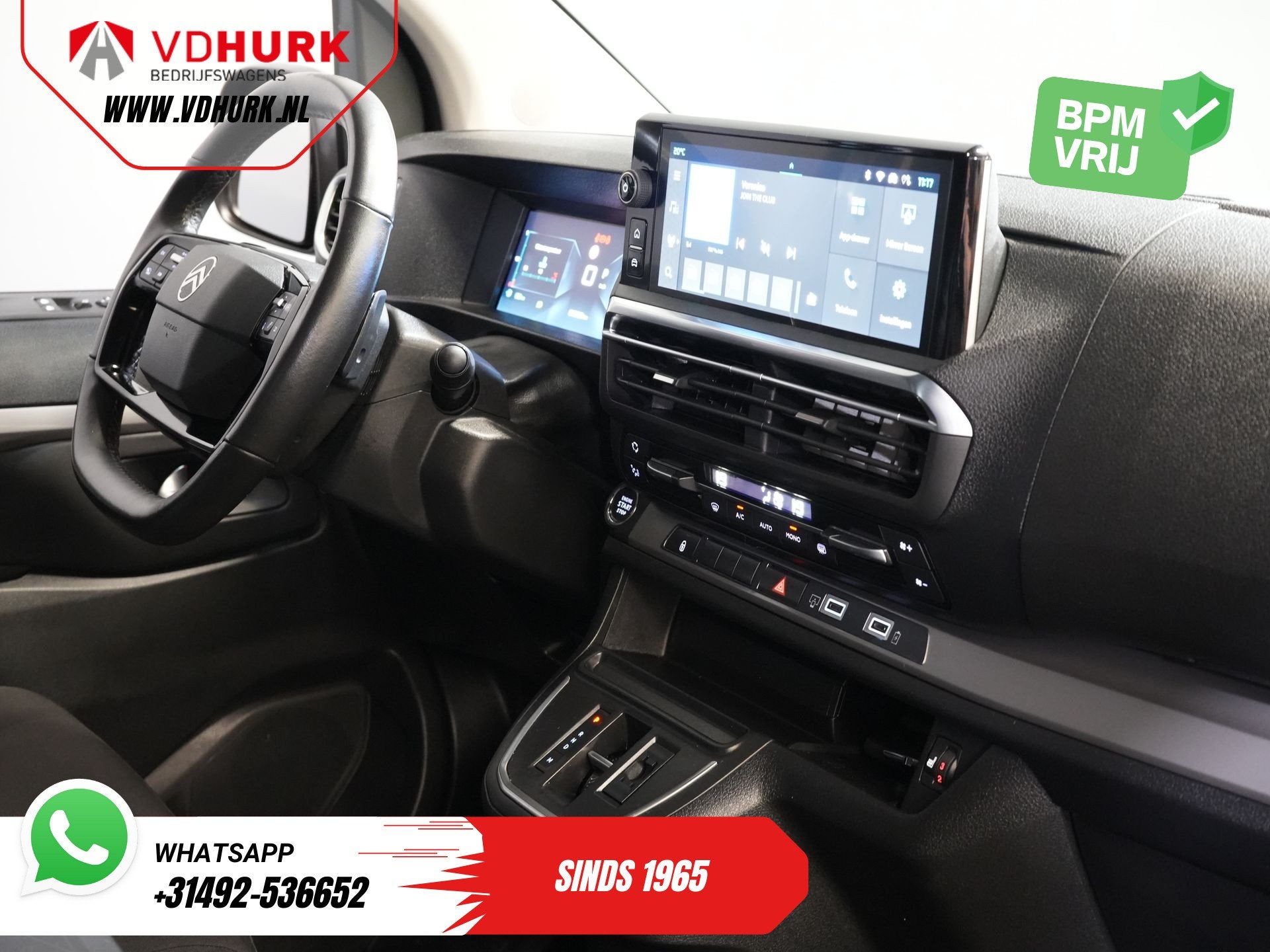 Citroën Jumpy 2.0 HDI 180 pk Aut. LED/ Standkachel/ Keyless, Stof, Gebruikt, 4 cilinders, 2500 kg