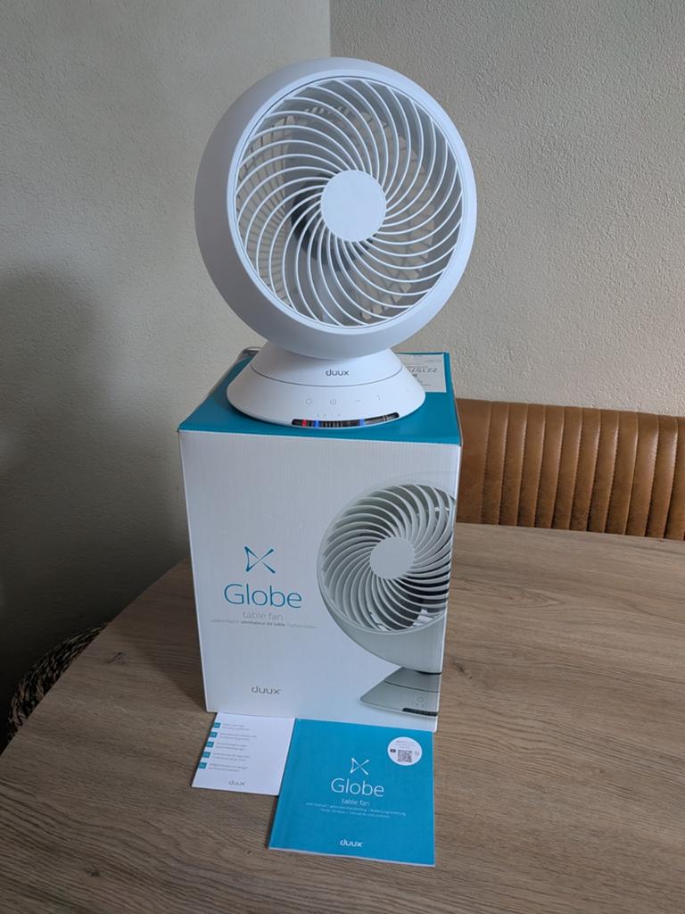 Nieuw Duux Globe tafelventilator ventilator, Ophalen, Nieuw, Tafelventilator