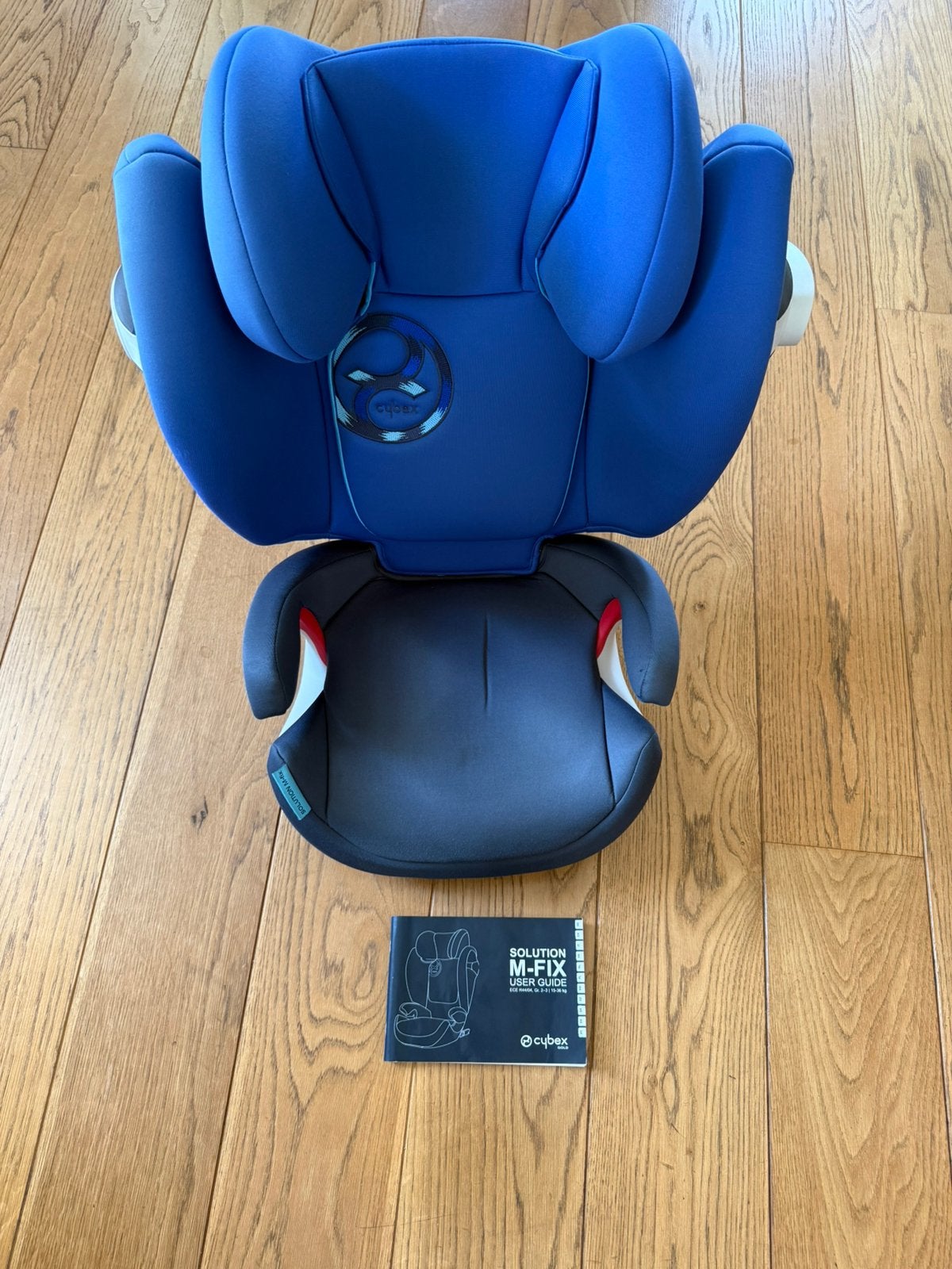 Cybex Solution M-fix autostoel groep 2-3 blauw/zwart, 15 t/m 36 kg, Zo goed als nieuw, Isofix, Ophalen