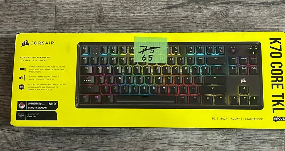 Corsair K70 core tkl keyboard, Computers en Software, Ophalen of Verzenden, Nieuw