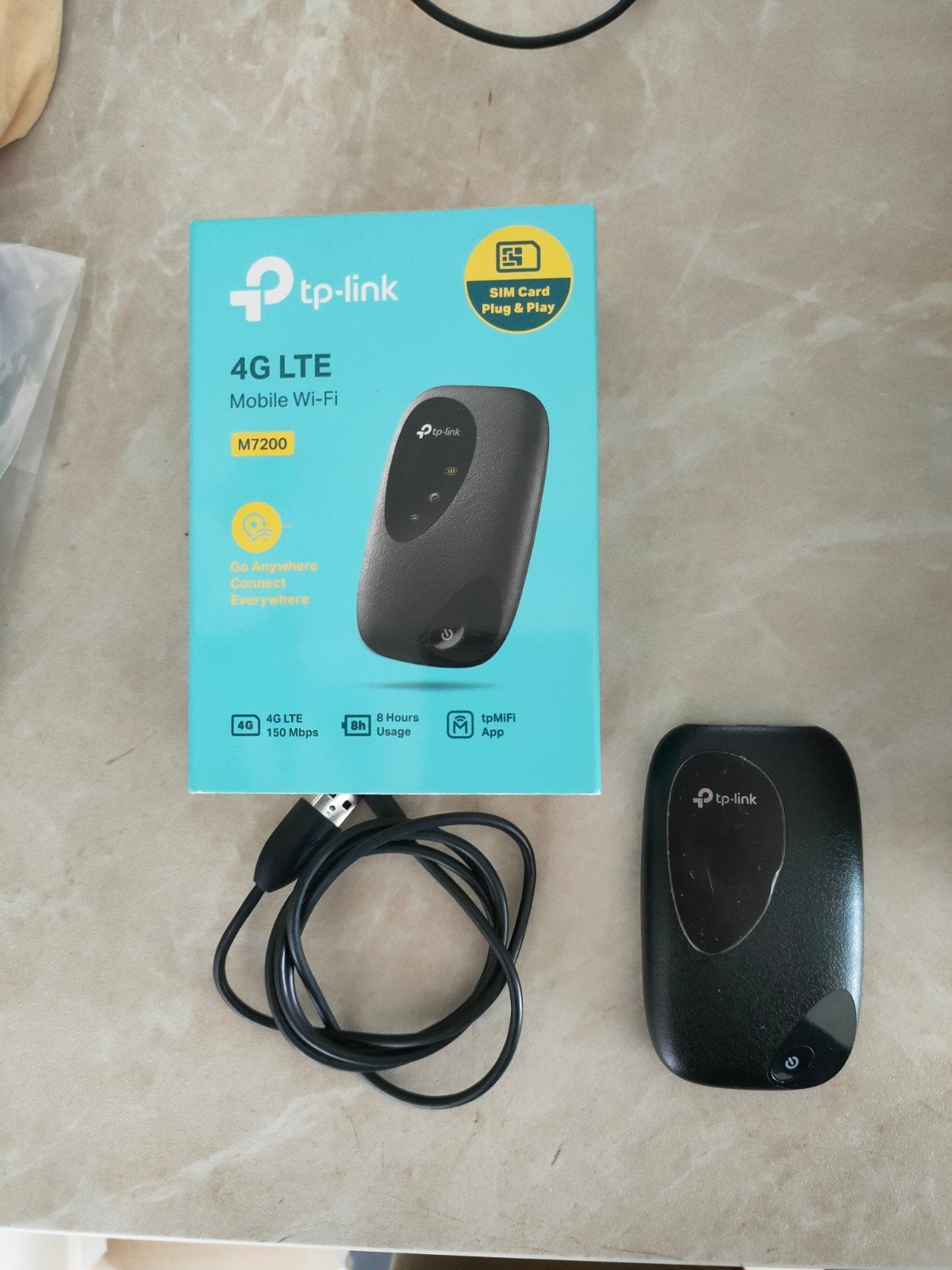TP-Link M7200 4G LTE Mobiele Wi-Fi Mifi-router, Computers en Software, Routers en Modems, Ophalen of Verzenden, Zo goed als nieuw