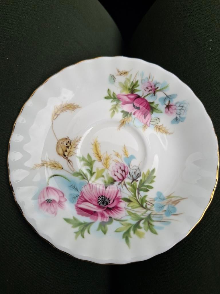 Royal Albert Harvest Poppy Schotel - Vintage Porselein, Antiek en Kunst, Antiek | Servies los, Ophalen of Verzenden