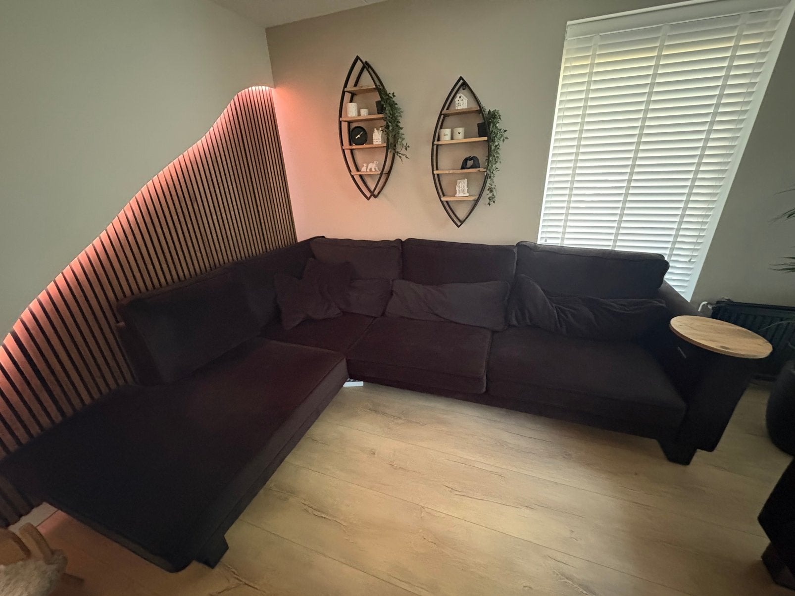 Bank en twee fauteuils zwart velvet, Ophalen, 250 tot 300 cm, 75 tot 100 cm, Zo goed als nieuw