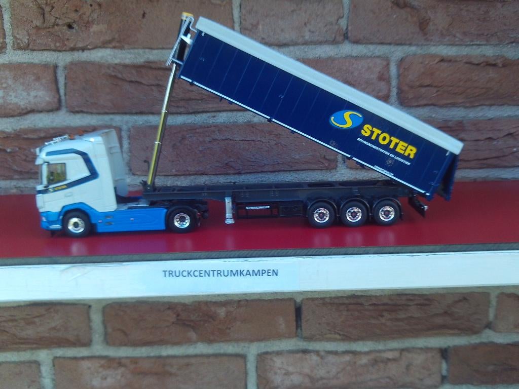 WSI  Daf  XG  4 x 2 + Volume  Kipper  van  Stoter., Hobby en Vrije tijd, Modelauto's | 1:50, Nieuw, Bus of Vrachtwagen, Wsi, Ophalen of Verzenden