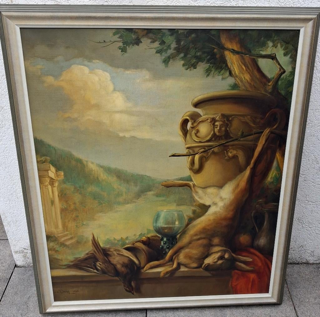 oud jachtstilleven, Ophalen