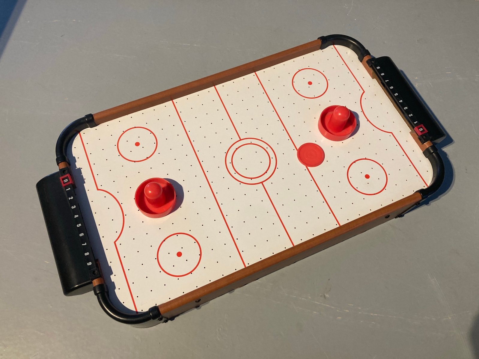 Mini airhockey-tafel, Ophalen, Gebruikt